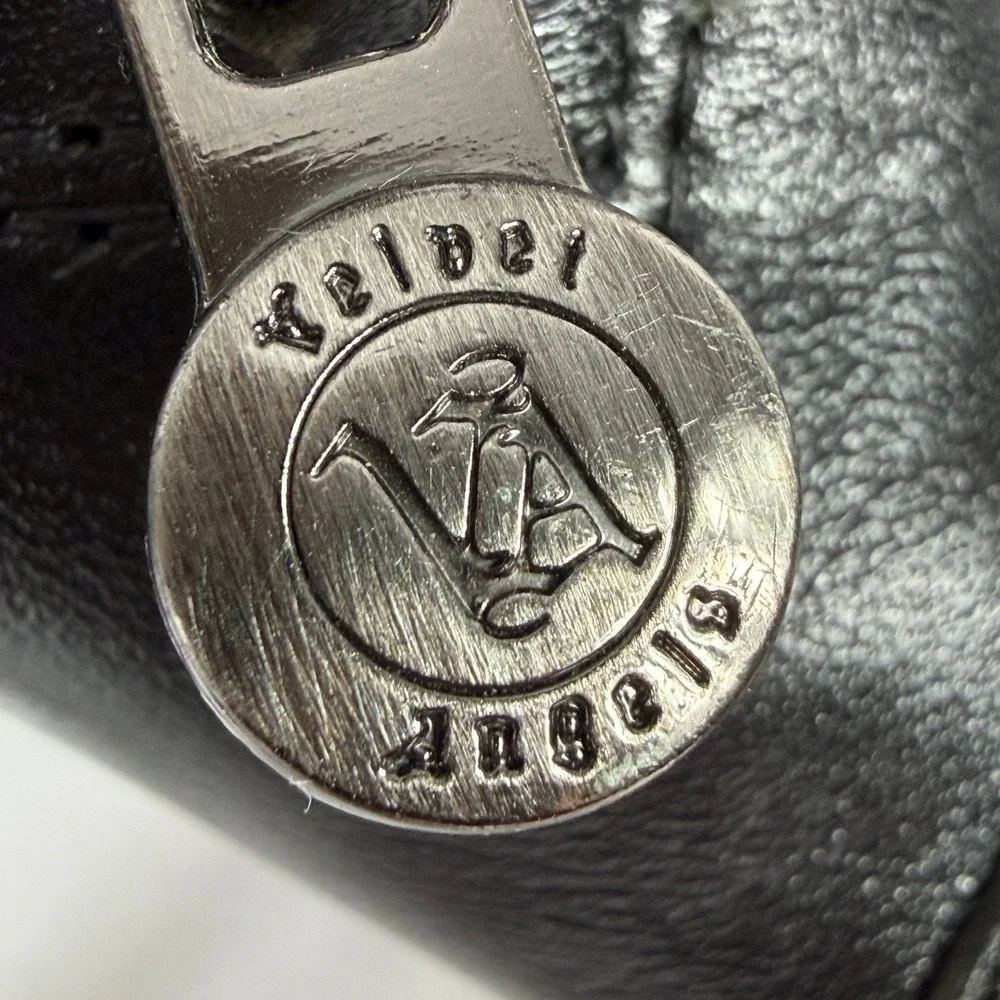 Velvet Angels OTK Leather Platform Boots High Heel Black‎ Women's EU 37 US 7